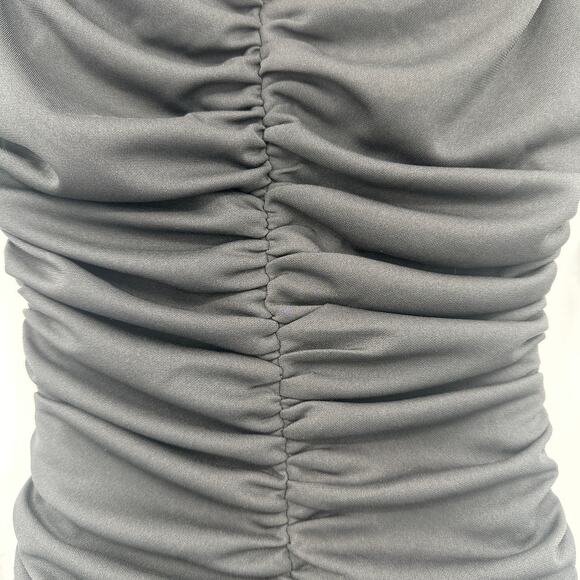 Tanya Taylor ​Marla Ruched Maxi Fit and Flare Dress in Black Size 0 NWT - Picture 5 of 9